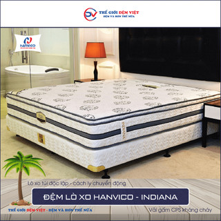 Đệm lò xo hanvico 3 viền indiana 16 lớp - dày 30cm - hàng chính hãng