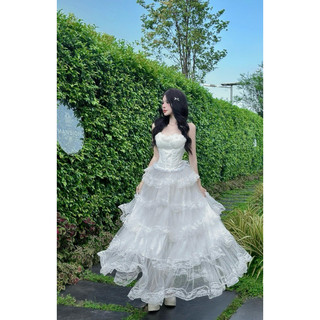 Váy kết hoa chân váy xoè TKCC