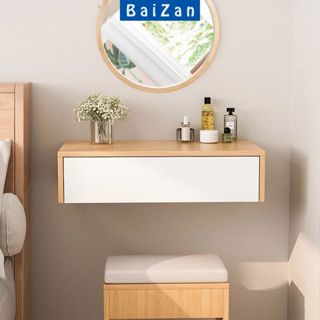 Bàn trang điểm treo tường bàn phấn có ngăn kéo gắn tường đa năng gỗ MDF kèm phụ kiện dễ dàng lắp đặt BZ291