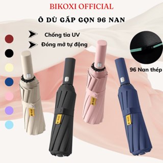 Dù Che Nắng Bikoxi Gấp Gọn 96 Nan Tự Động Đóng Mở