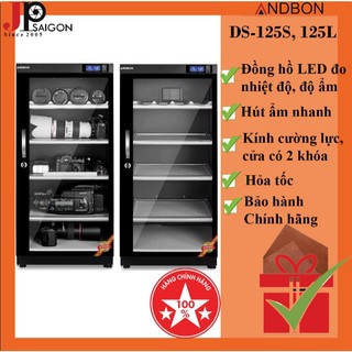 TỦ CHỐNG ẨM MÁY ẢNH ANDBON DS-125S, 125 LÍT + QUÀ TẶNG