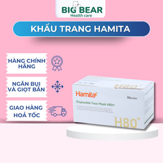 Khẩu trang y tế 3 lớp cao cấp chống bụi vi khuẩn Hamita tiêu chuẩn xuất khẩu