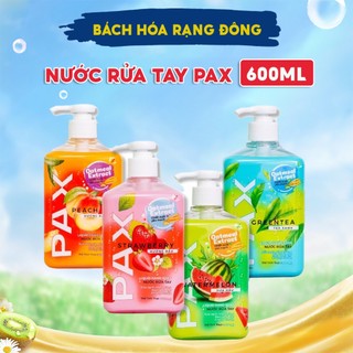 Nước rửa tay tạo bọt Pax 600ml sát khuẩn dưỡng ẩm và bảo vệ da tay