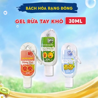 Gel Rửa Tay Khô Mini Diệt Khuẩn SPCa 30ml (Tặng Kèm Móc Khóa) Làm Sạch Dưỡng Ẩm Bảo Vệ Da