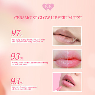 Lip Serum barenbliss Ceramoist Glow dưỡng ẩm môi giúp cải thiện tình trạng môi khô, làm hồng môi tự nhiên 3.5g