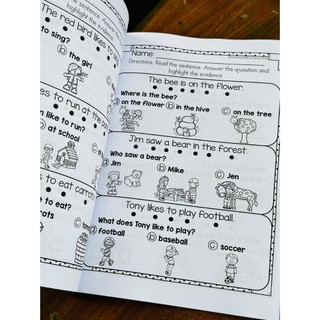 Reading comprehension for early reader kèm file mp3