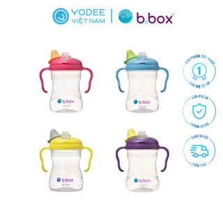b.box Bình nước vòi silicone có van chống sặc cho bé chất liệu PP 240ml