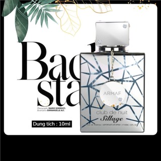 Nước hoa unisex Club de nuit Sillage EDP 10ml