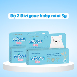 [GIFT] Bộ 2 kem Dizigone baby mini 5g dịu mẩn ngứa, ngừa hăm da, bảo vệ và phục hồi da bé