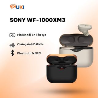 Tai nghe không dây Bluetooth Sony WF-1000xm3, Tai nghe True Wireless Sony WF 1000XM3 - chính hãng