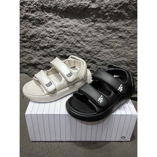 [Chính Hãng] Giày Sandal MLB Base Sandals Metal Boston Red Sox  LA Dodgers Màu Đen Bạc 3Asdbps43 - Tiệm của Diệu