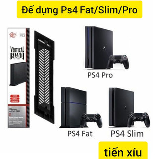 Đế dựng ps4 fat / ps4 slim / ps4 pro loại trơn giá đỡ chân đế máy game ps4 slim pro ps4