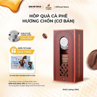  Hộp Quà Cà Phê Hương Chồn - 150gr Cafe Chồn Rang Xay Nguyên Chất Pha Phin Ban Me Gold - Honee Coffee