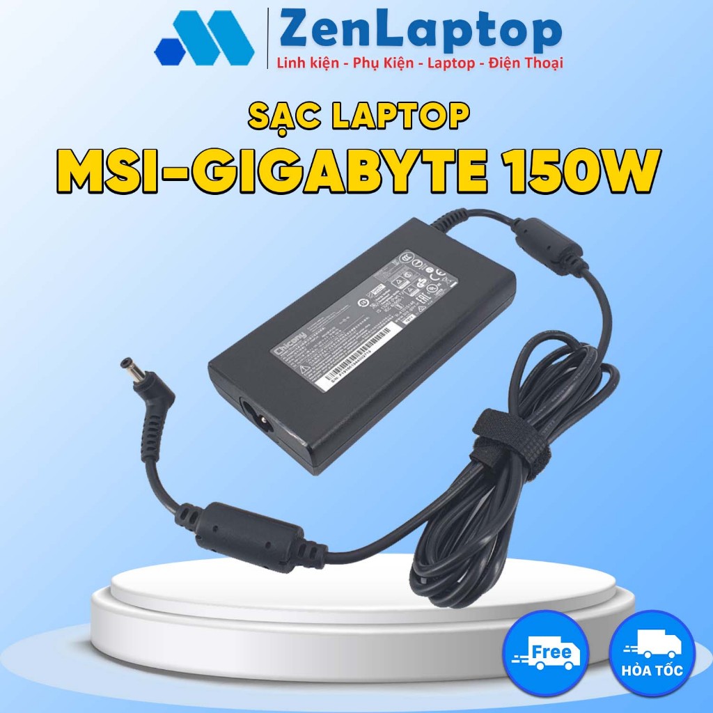 Sạc Laptop Gaming MSI Gigabyte G5 GD KC G7 MD G5 MD-51US123SH Aero 15 SERIES (BH 12 THÁNG 1 ĐỔI 1)