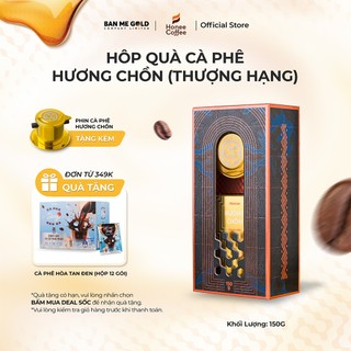  Hộp Quà Cà Phê Hương Chồn (Thượng Hạng) - 150gr - Cafe Chồn Rang Xay Ban Me Gold - Honee Coffee