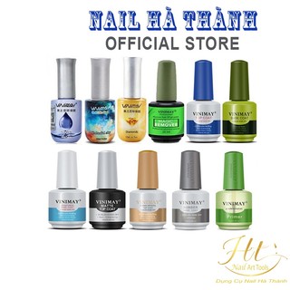 Sơn gel base top bóng Vinimay, cứng móng, kiềm dầu, top giọt sương, top lì, top loang, top kim cương, cường lực, phá gel