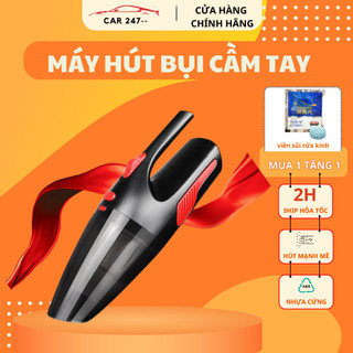 Máy Hút Bụi Cầm Tay - Máy Hút Bụi Mini Không Dây, Có Dây Hút Cực Mạnh 120W Cho Ô Tô, Gia Đình, Bảo Hành 12 Tháng