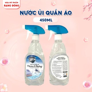 Nước Xịt Thơm Phẳng Quần Áo Lưu Hương Lâu SPCa 450ml Giúp Làm Thơm Phẳng, Khử Trùng, Khử Mùi Ẩm Mốc