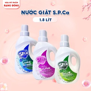 Nước Giặt Quần Áo Thơm Lâu SPCa 1.8kg Hương Nước Hoa Cao Cấp Giúp Mềm Vải Và Giữ Mùi Hương Lâu