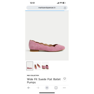 búp bê M&S, da lộn (37,5 -42)