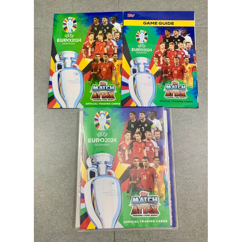 [ Album+Play Pitch+Game Guide NEW 100% ] Topps Match Attax Euro 2024