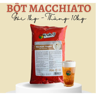 1kg Bột Machiato - Làm Kem Cheese Milk Foam ( lớp milk foam uống chung với Trà & Trà sữa )