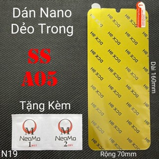  Miếng Dán Bảo Vệ Màn Hình Samsung A05 Dẻo Mỏng Trong Suốt Phủ Nano Chống Trầy Xước N19  