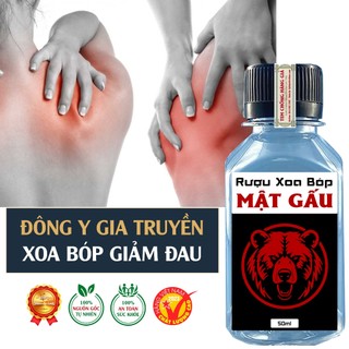 Rượu xoa bóp Mật Gấu đông y gia truyền