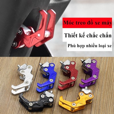 Móc treo đồ gắn xe máy MYT Móc treo đa năng treo đồ chất liệu hợp kim nhôm CNC 2in1 không gỉ chống ăn gắn xe máy xe điện