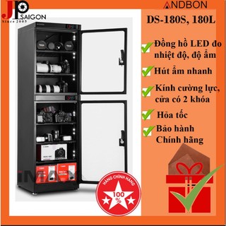 TỦ CHỐNG ẨM MÁY ẢNH ANDBON AD-180S - 180 LÍT + QUÀ TẶNG