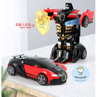 Đồ chơi robot biến hình, ô tô biến hình thành robot cho bé trai, đồ chơi biến hình transformers quà tặng cho bé