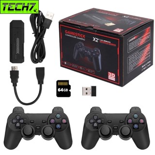 Bộ Máy Retro Gamestick X2 64G 2 tay cầm kết nối HDMI cho màn hình Tivi máy tính máy chiếu