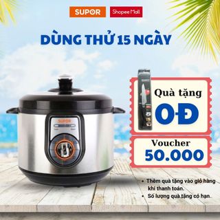 Nồi áp suất điện hai lòng đa năng 5L Supor CYYB50YA10VN-1000 hàng chính hãng bảo hành 12 tháng