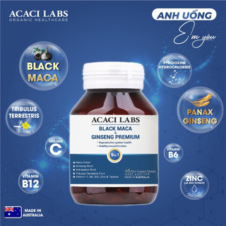 Viên uống black maca - chiết xuất từ maca đỏ tự nhiên hỗ trợ tăng cường yếu tố sinh lý nam giới