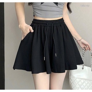 CHÂN VÁY MIDI DÁNG XÒE DẾP LY ÍT LƯNG THUN BỒNG BỀNH LK