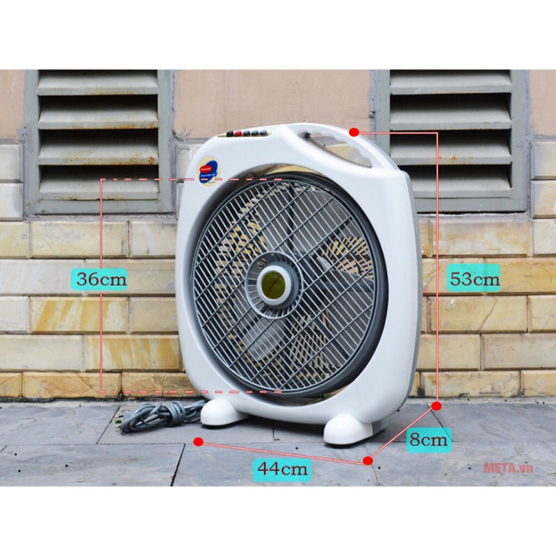 Quạt hộp tản gió cánh 350LP Vinawind-Điện Cơ Thống Nhất