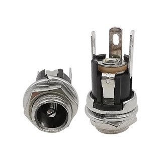 Jack dc tròn kim loại 5.5x2.1mm chịu dòng cao
