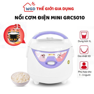 Nồi cơm điện 3D Goldsun GRC5010 lòng nồi chống dính dung tích 1L công suất 400W bảo hành chính hãng