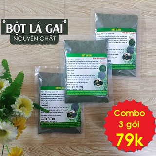 Combo 3 gói Bột Lá Gai 50g nguyên chất 100% Hàng Chọn Loại 1 chuyên dùng làm bánh gai bánh ít