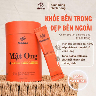Sibbee Mật ong làm đẹp- Mật ong Nano Curcumin - Phong cách sống khỏe đẹp hàng chính hãng