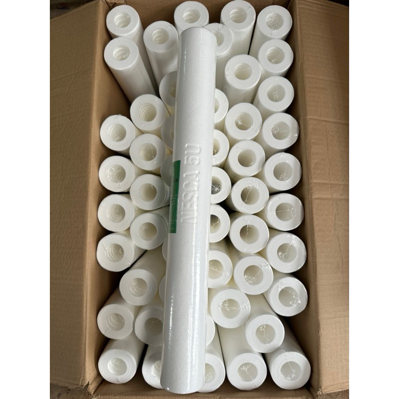 Combo 10 lõi lọc nước số 1 20inch, lõi lọc pp 5micron 20inch,  lõi lọc thô pp 20inch số 1, lõi lọc t