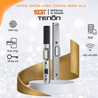 Khóa vân tay nhôm kính thông minh Tenon AL2 , An ninh tối ưu, thiết kế tinh tế, dễ sử dụng - SGT