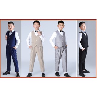 Bộ ghile bé trai cao cấp dành cho trẻ em béo TQB073 TQB074 TQB093 TQB097 TQB167 tặng nơ