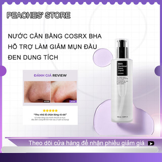 Nước cân bằng cosrx bha hỗ trợ làm giảm mụn đầu đen dung tích 50ml/ 100ml