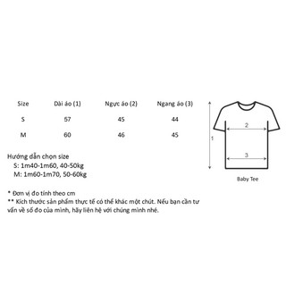 Áo thun Babytee vải cotton 100% dày dặn idée
