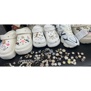 (New Auth) Dép Đế độn Croc crush Bone