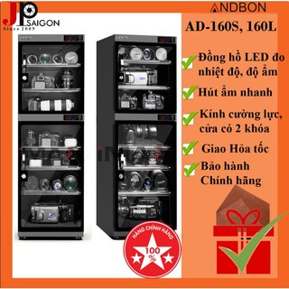 TỦ CHỐNG ẨM  MÁY ẢNH ANDBON AD-160S, 160 LÍT + QUÀ TẶNG