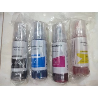 Mực máy in màu epson l6270, bộ 4 màu: đen, xanh, đỏ, vàng