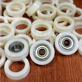 Combo Sơ Mi Nhựa Nylon V3 + Vòng bi 608zz/rs(nắp sắt/nắp nhựa), Sơ Mi Nhựa gắn quạt Hàng đẹp, Chất Lượng Tốt