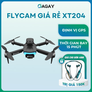 Flycam mini giá rẻ XT204 Flycam camera kép động cơ không chổi than FLycam giá rẻ GAGAY